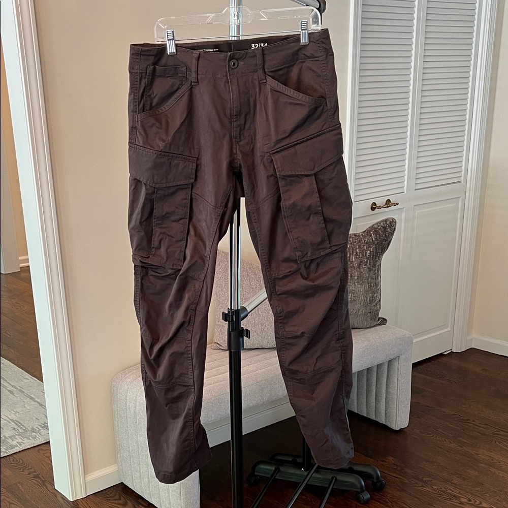G-Star Men's Dark Brown Cargo Pants
